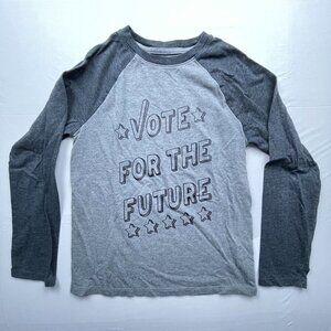 Cat and Jack Boys Gray Long sleeve shirt Medium (8-10)